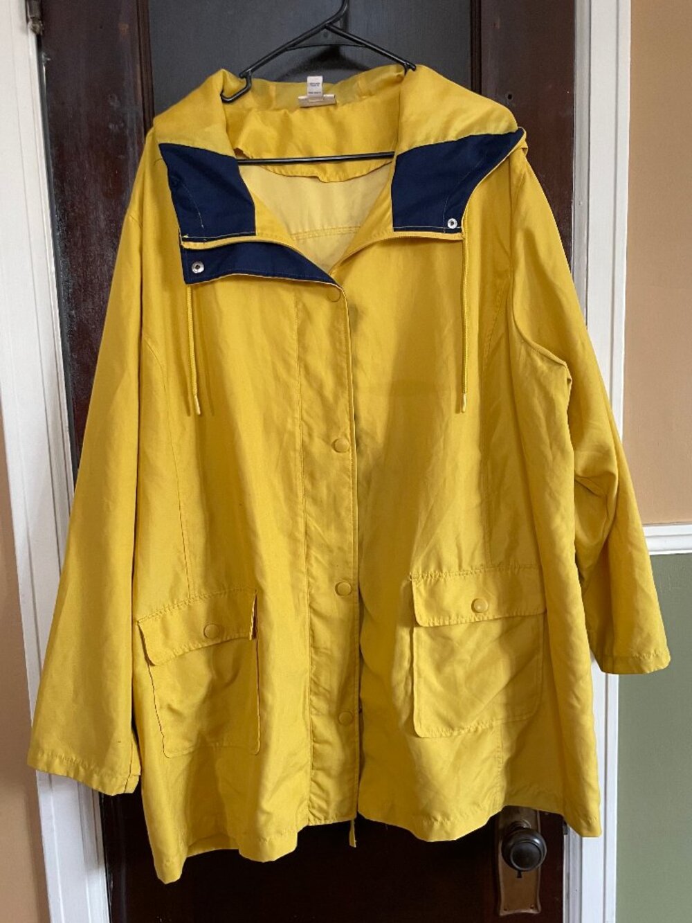 Yellow raincoat
